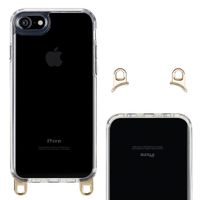 Selencia Backcover mit abnehmbaren Haken Apple iPhone SE (2022 / 2020) / 8 / 7 - Transparent
