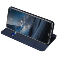 Dux Ducis Slim TPU Klapphülle Dunkelblau für das Nokia 8.3 5G