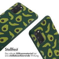 imoshion Silikonhülle design mit Band für das Samsung Galaxy S20 - Avocado Green