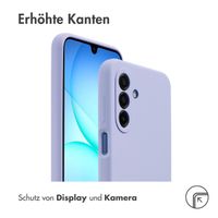 Accezz Liquid Silikoncase Samsung Galaxy A17 - Violett