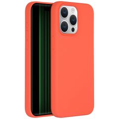 Accezz Liquid Silikoncase mit MagSafe Apple iPhone 15 Pro Max - Nectarine