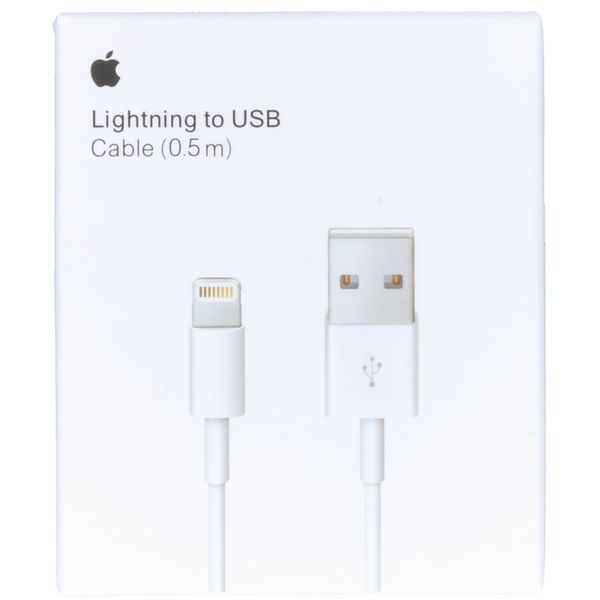 Apple Lightning auf USB-Kabel 0,5 Meter Weiß