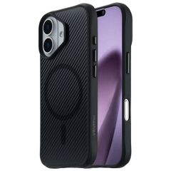 imoshion Rugged Hybrid Carbon Case mit MagSafe Apple iPhone 17 - Schwarz