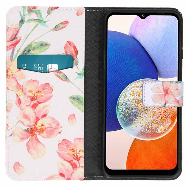 imoshion Design TPU Klapphülle für das Samsung Galaxy A14 (5G) - Blossom Watercolor