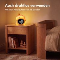 imoshion Kids Schlaftrainer - Nachtlicht mit Lautsprecher - Kinderwecker - Unicorn