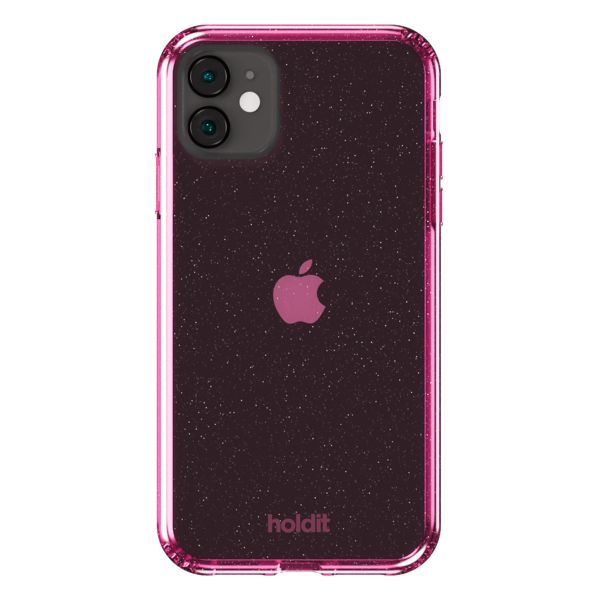 Holdit Glitzer Case für das iPhone 11 / XR - Pink