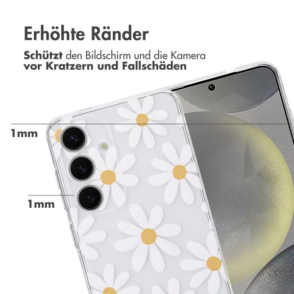 imoshion Design Hülle für das Samsung Galaxy S25 - Daisy flower