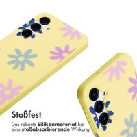 imoshion SilikonHülle design mit Band Samsung Galaxy A16 - Yellow Flower Distance
