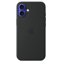 Apple Silikon-Case MagSafe für das Apple iPhone 16 Plus - Black