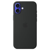 Apple Silikon-Case MagSafe für das iPhone 16 Plus - Black