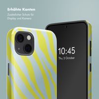 Selencia Vivid Rückabdeckung mit MagSafe Apple iPhone 13 - Zebra Winter Sky Titanium Yellow