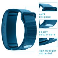 imoshion Silikonband für das Samsung Gear Fit 2 / 2 Pro - Blau