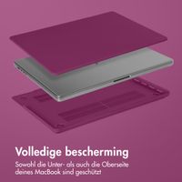 imoshion Hard Cover für das MacBook Pro 14 Zoll (2021 / 2023 M3 chip / 2024 M4 chip) - A2442 / A2779 / A2918 / A3112 / A3185 / A3401 - Bordeaux