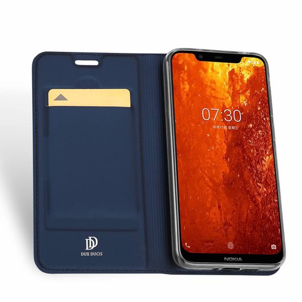 Dux Ducis Slim TPU Klapphülle Blau für das Nokia 8.1