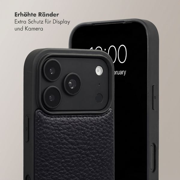 Selencia Nova HandyHülle mit Kordel und Kartenhalter Apple iPhone 18 Pro Max / 17 Pro Max - Schwarz