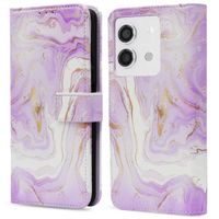 imoshion Design Klapphülle Xiaomi Redmi Note 13 (5G) - Purple Marble