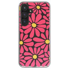imoshion Design Hülle Samsung Galaxy S24 FE - Dusty Rose Flowers Connect