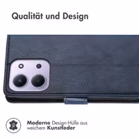 imoshion Luxuriöse Klapphülle Xiaomi Redmi 15C (5G) - Dunkelblau