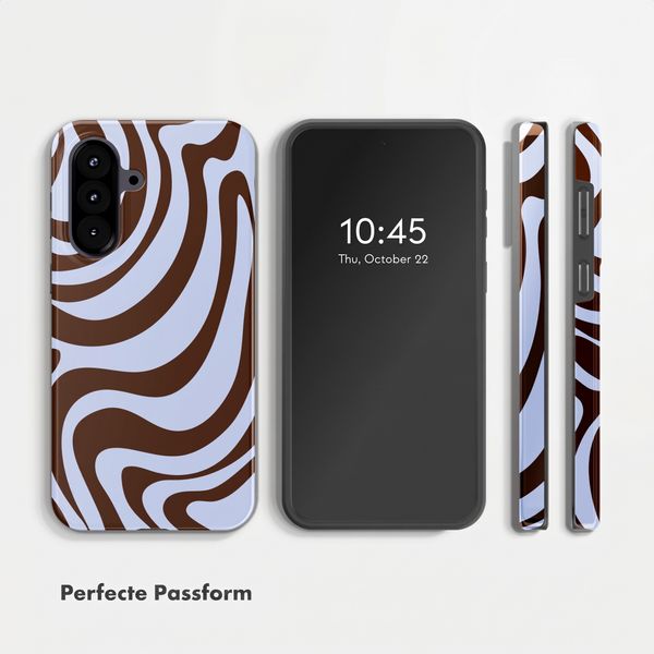 Selencia Vivid Back Cover Samsung Galaxy A57 (5G) - Dream Swirl Chocolate