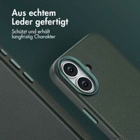 Accezz MagSafe Leather Backcover Apple iPhone 17 - Cedar Green