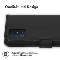 imoshion Luxuriöse Klapphülle Schwarz für Samsung Galaxy A51