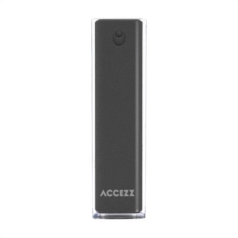 Accezz 2-in-1 Bildschirmreiniger Spray - Grau