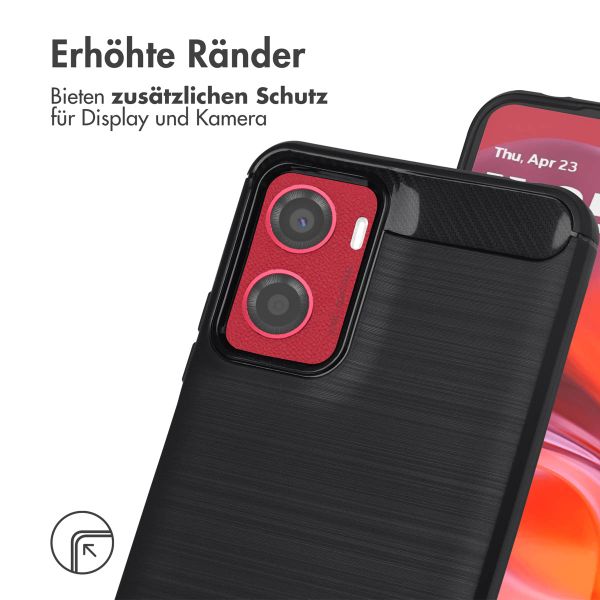 imoshion Brushed Back Cover Motorola Moto G05 / E15 - Schwarz