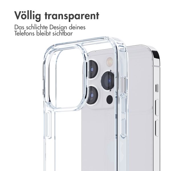 imoshion ﻿Back Cover mit Ständer für das iPhone 14 Pro - Transparent