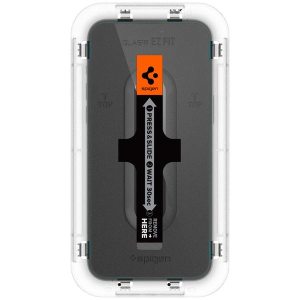 Spigen GLAStR Fit Displayschutzfolie  + Applicator 2-pack für das Apple iPhone 14 Pro Max