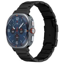Accezz Mattes Titanstahlarmband für das Samsung Galaxy Watch Ultra (2024/2025) - Schwarz
