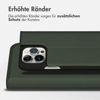 Accezz Premium Leather Slim Klapphülle für das iPhone 14 Pro Max - Grün