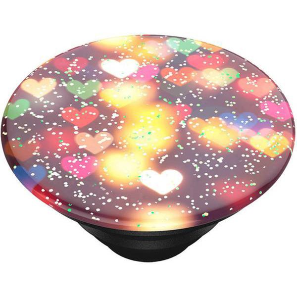 PopSockets PopGrip - Abnehmbar - Glitter Bokeh Hearts