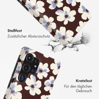 Selencia Vivid Back Cover Samsung Galaxy S25 Ultra - Choco Flower Pop