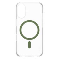 CARE by PanzerGlass Urban Combat Case MagSafe für das iPhone 16 - Transparent / Grün