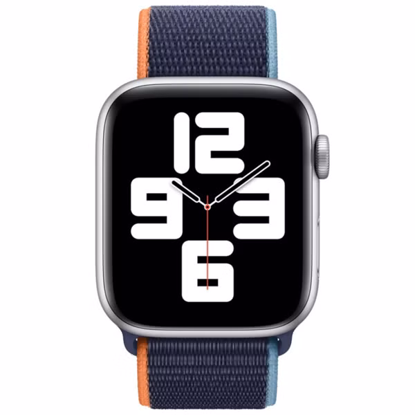Apple Sport Loop Armband für das  Apple Watch Series 1 t/m 9 / SE (38/40/41 mm) | Series 10 / 11 (42 mm) - Deep Navy