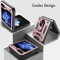 imoshion Rugged Back Cover mit Ring Samsung Galaxy Z Flip 5 - Rosé gold