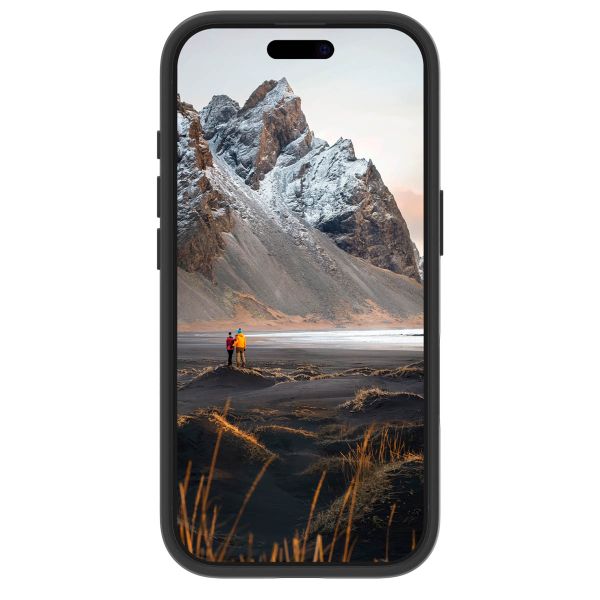 dbramante1928 Iceland Ultra D3O Back Cover mit MagSafe Stand für das iPhone 16 Pro - Schwarz