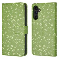 imoshion Design Klapphülle Samsung Galaxy A34 (5G) - Green Flowers