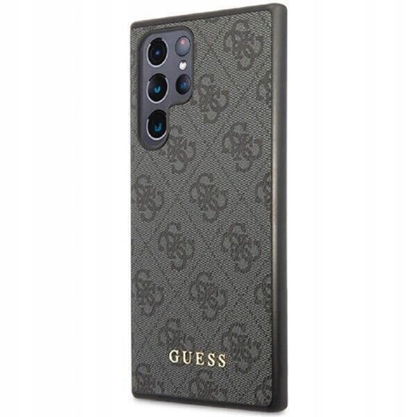 Guess 4G Classic Logo Back Cover Samsung Galaxy S24 Ultra - Schwarz