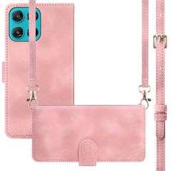 imoshion Klapphülle mit Kordel Motorola Moto G77 - Rosa