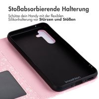 imoshion Design Klapphülle Samsung Galaxy A54 (5G) - Pink Bazaar Flowers