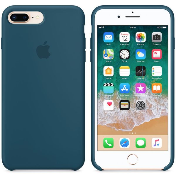 Apple Silikon-Case Cosmos Blue für das Apple iPhone 8 Plus / 7 Plus