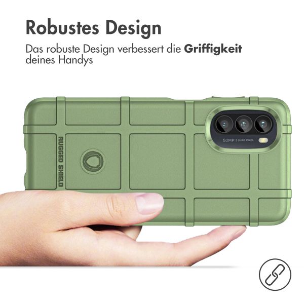 imoshion Rugged Shield Backcover für das Motorola Moto G52 / G82 - Grün