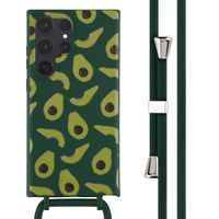 imoshion Silikonhülle design mit Band für das Samsung Galaxy S23 Ultra - Avocado Green