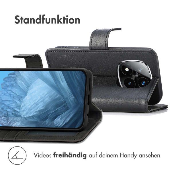 imoshion Luxuriöse Klapphülle Xiaomi Redmi Note 14 Pro (4G) - Schwarz