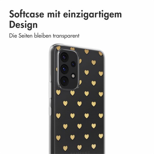 imoshion Design Hülle Samsung Galaxy A53  - Golden Hearts