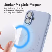 imoshion Color Back Cover mit MagSafe für das Apple iPhone 16 - Lila
