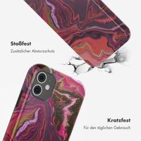Selencia Vivid Back Cover Apple iPhone 11 - Marble Purple
