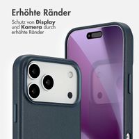 Accezz MagSafe Leather Backcover Apple iPhone 17 Pro Max - Nightfall Blue