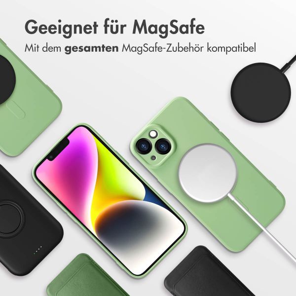 imoshion Color Back Cover mit MagSafe Apple iPhone 14 - Grün